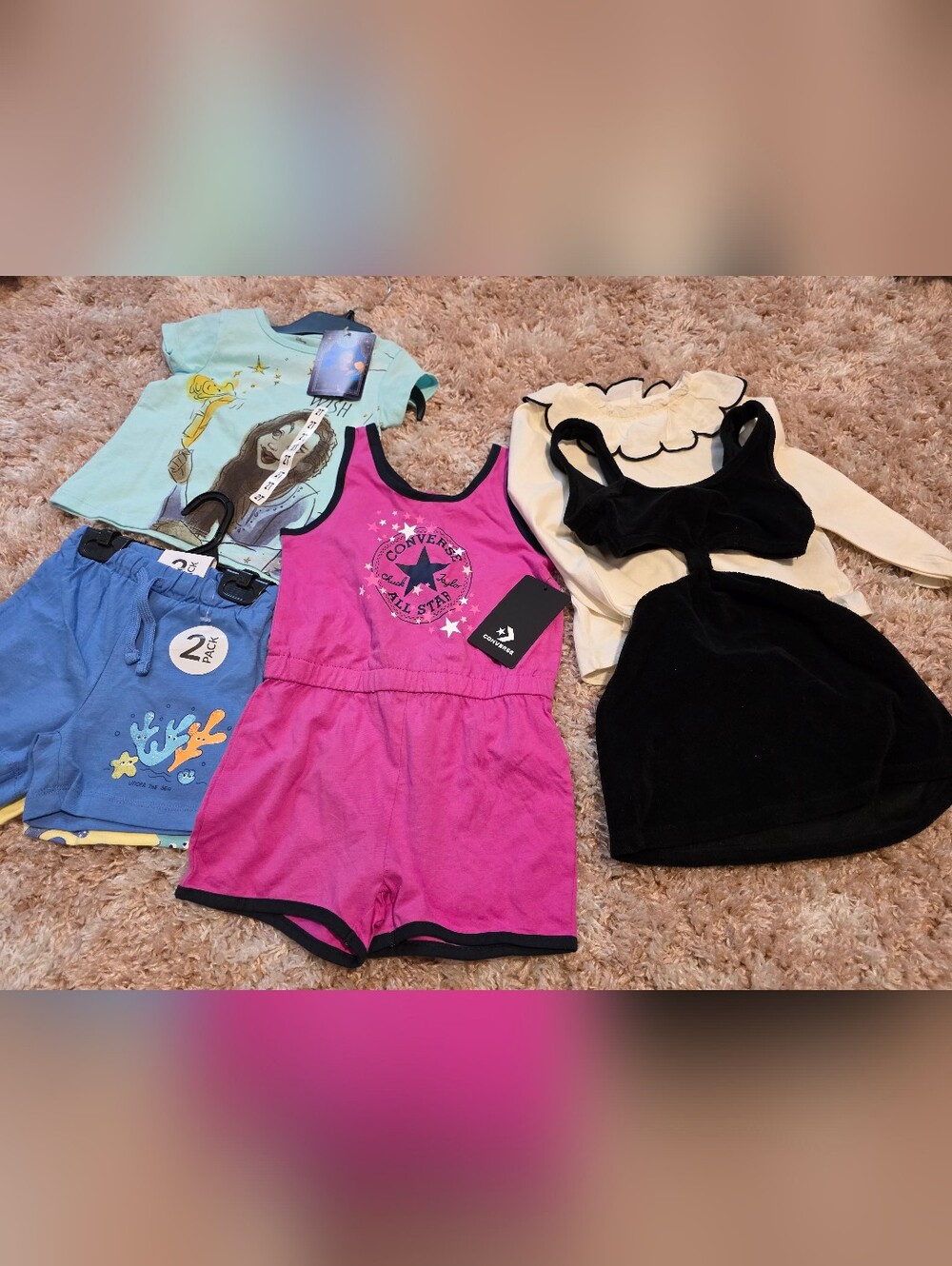 Converse Pink All Star Girls Romper And More